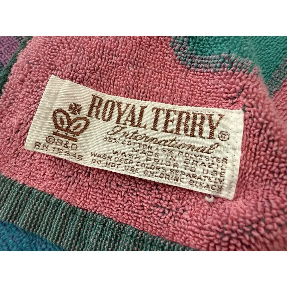 VTG 1990 Royal Terry Beach Towel 
